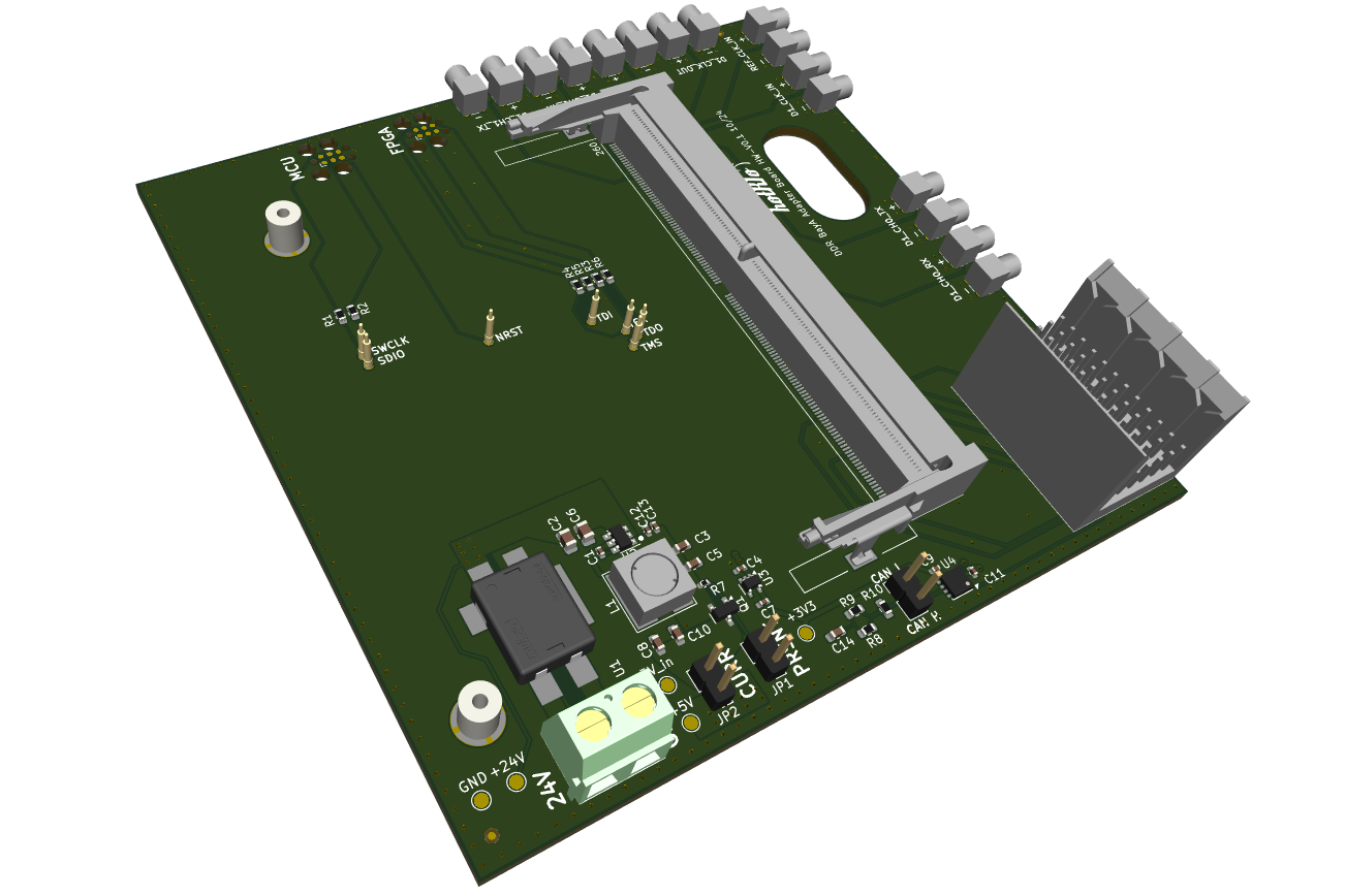 Axisymmetric view of the HotRIO Macaco board