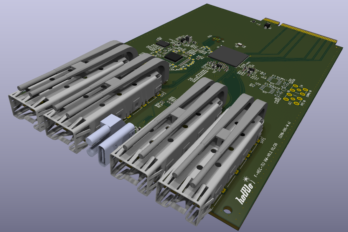 Axisymmetric view of the HotRIO Tijuca board card
